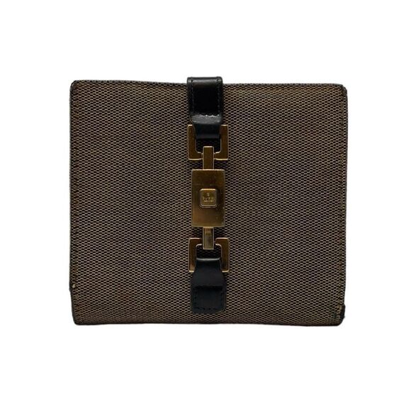 Gucci Jackie Sherry Line Clasp Bifold Wallet - Picture 1 of 9